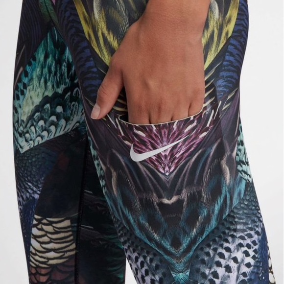 Nike Power Women's Mid-Rise Training Tights - Picture 4 of 5